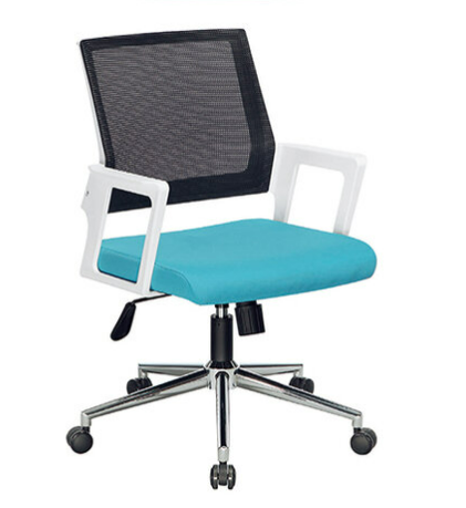 D644-16 藍色OD-983B-1 白扶手辦公椅