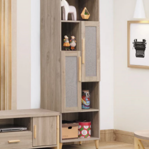 F86-4 松絲木6尺高立櫃 2*6尺