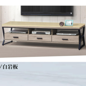 F88-4 工業風601#6尺長櫃 木面