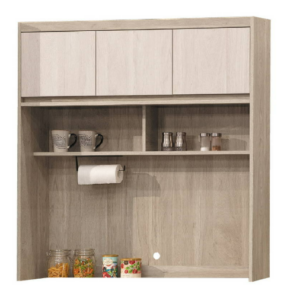 D702-6 瑪德琳淺橡木雙色 4尺餐櫃上座