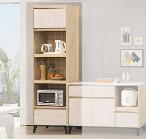 D704-1 卡洛斯橡木雙色2尺電器櫃