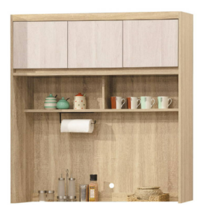 D704-2 卡洛斯橡木雙色4尺餐櫃上座