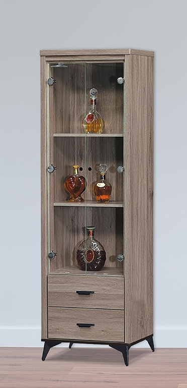 F89-1 灰橡2尺展示櫃