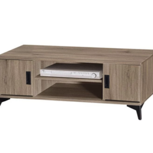 F91-14 志明灰橡4尺電視櫃 12MM白岩板