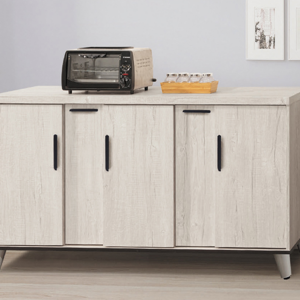 D706-11 炭燒白5尺餐櫃