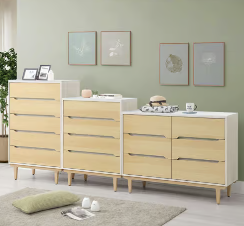 346-2 帕特岩板五斗櫃 腳下緣高16公分