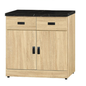 D709-3 法蘭克2.7尺石面餐櫃下座