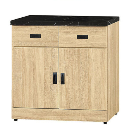 D709-3 法蘭克2.7尺石面餐櫃下座