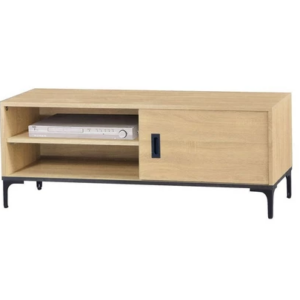 F94-12 原切4尺電視櫃 黑白根石面