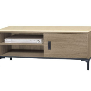 F95-10 灰橡4尺電視櫃 12MM白岩板