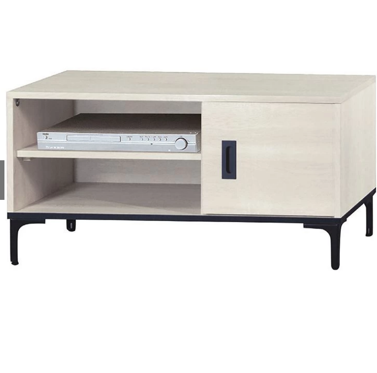 F96-1 原切白3尺電視櫃