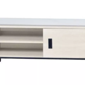 F96-2 原切白4尺電視櫃 12MM白岩板