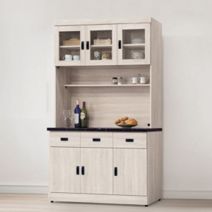 D712-1 歐肯4尺石面餐櫃組