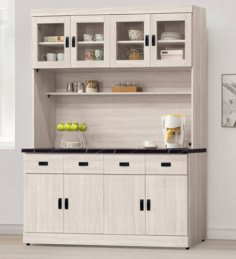 D712-3  歐肯5.3尺石面餐櫃組