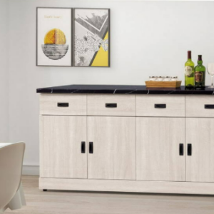 D712-6 歐肯5.3尺石面餐櫃下座