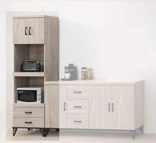 D713-1 白金2尺收納櫃