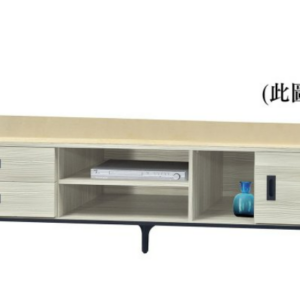 F97-4 雪松6尺電視櫃 白砂石面