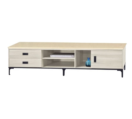 F97-7 雪松7尺電視櫃 白砂石面