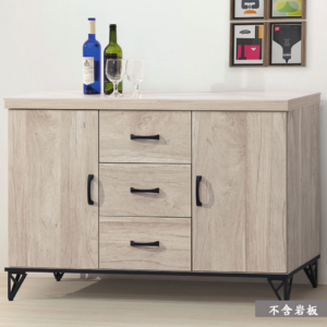 D713-3 白金4尺餐櫃