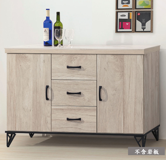 D713-3 白金4尺餐櫃