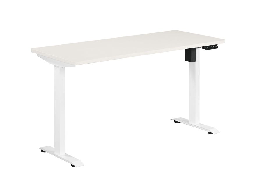 A1586-1 喬伊絲4.6尺升降桌 白 電動單馬達升降