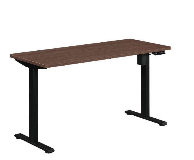 A1586-3 喬伊絲4.6尺升降桌 胡桃 電動單馬達升降