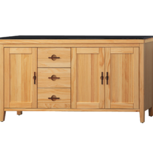 D716-7 加賀原木5.3尺黑石餐櫃下座