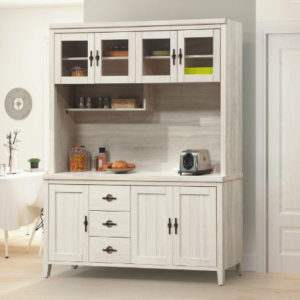 D715-7 加賀洗白5.3尺餐櫃  全組