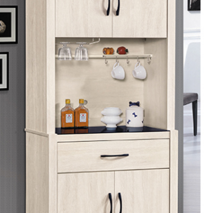 D719-1 艾拉2.7尺碗碟櫃 全組