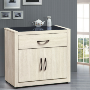 D719-2 艾拉2.7尺碗碟櫃下座 門內附活動隔板*2