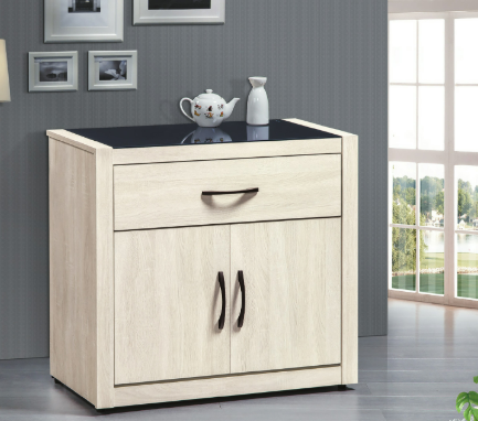 D719-2 艾拉2.7尺碗碟櫃下座 門內附活動隔板*2