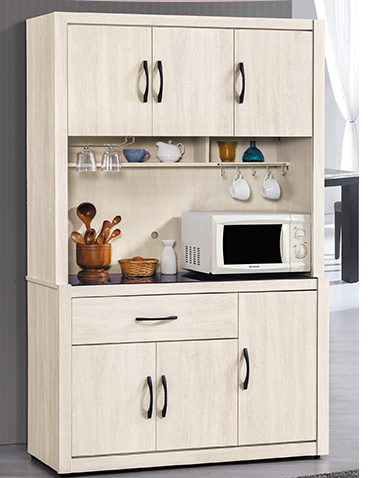 D719-3 艾拉4尺碗碟櫃 全組