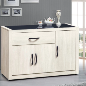 D719-4 艾拉4尺碗碟櫃下座 門內附活動隔板*4