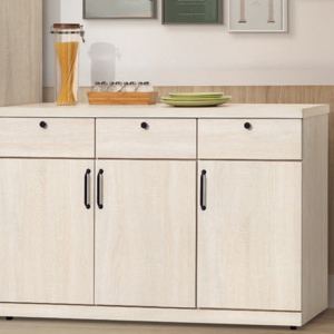 D720-6 白鋼刷4尺餐櫃 單色