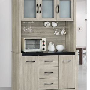 D719-9 依美4尺碗碟櫃 全組