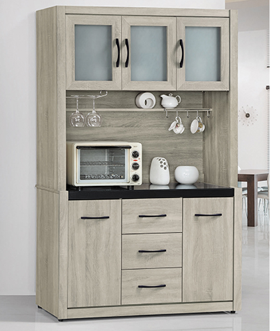 D719-9 依美4尺碗碟櫃 全組