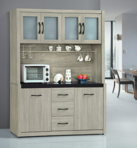 D719-11 依美5尺碗碟櫃 全組