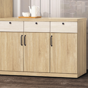 D721-2 梧桐原切4尺餐櫃 雙色