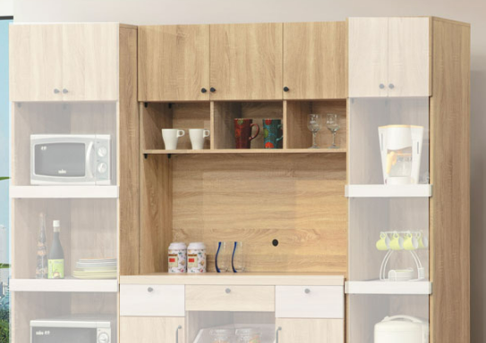 D721-6 梧桐4尺餐櫃 上座 $5000  D721-7 梧桐單色4尺餐櫃 下座 $6900