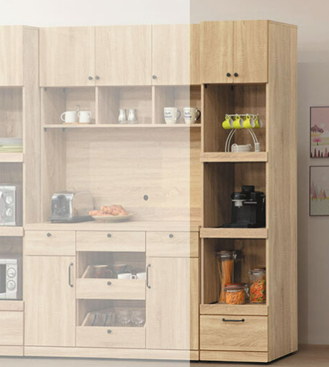 D721-8 梧桐單色1.5尺電器櫃