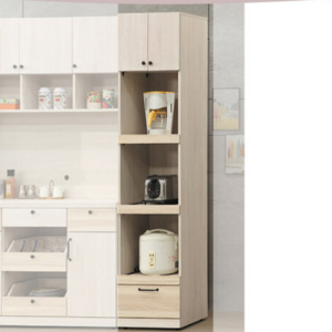 D722-8 白鋼刷雙色1.5尺電器櫃