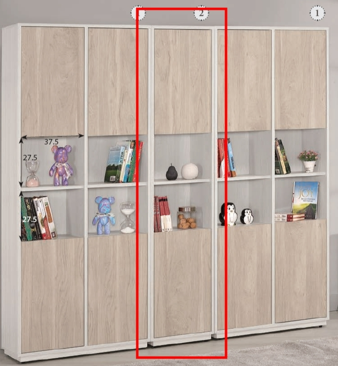 A1594-2 克萊格1.3尺書櫥