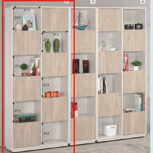 A1594-3 克萊格2.7尺書櫥 左