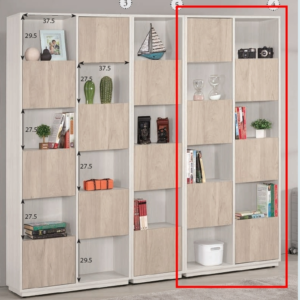 A1594-4 克萊格2.7尺書櫥 右