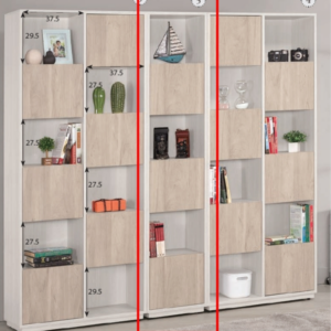 A1594-5 克萊格1.3尺三門書櫥