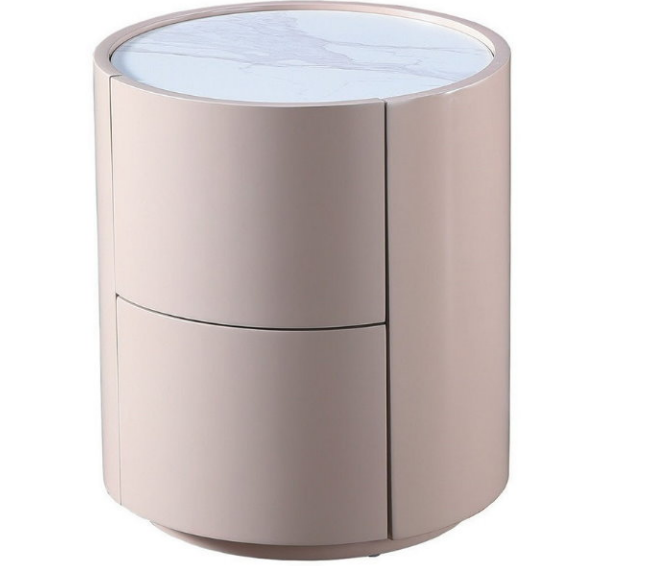 C795-10 822岩板床頭櫃 米色