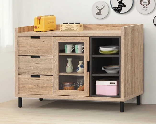 D725-3 布加迪4尺餐櫃