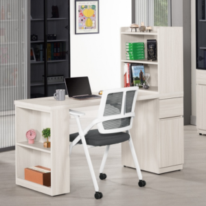 A1595-2 丹尼斯5尺L型書桌 全組 附活動隔板*1 可自行左右擺放