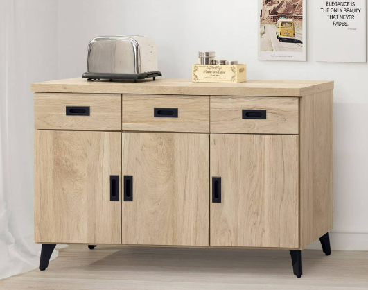 D726-4 美利亞年輪木4尺餐櫃