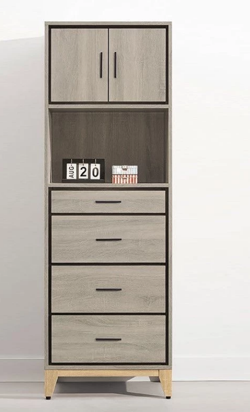 D728-1 丹尼2尺下四抽碗碟櫃